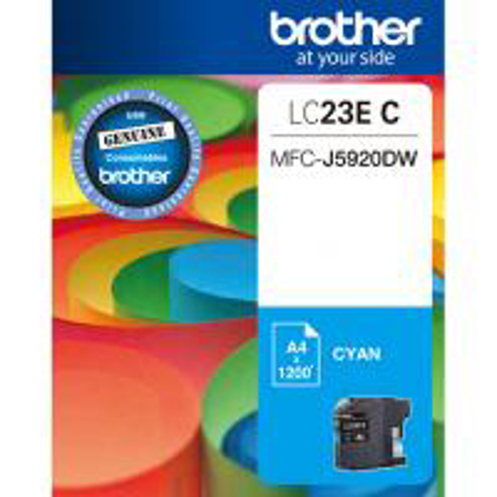 Picture of Brother LC-23E Cyan Ink Cartridge
