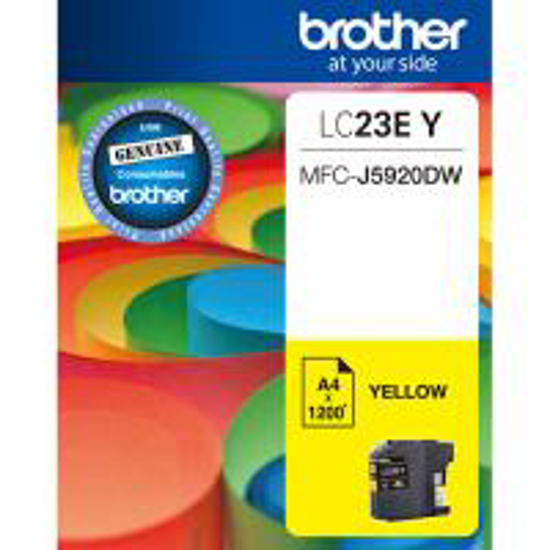Picture of Brother LC-23E Yellow Ink Cartridge