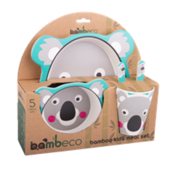 Picture of Bamboo 5 pce Meal Set - Koala