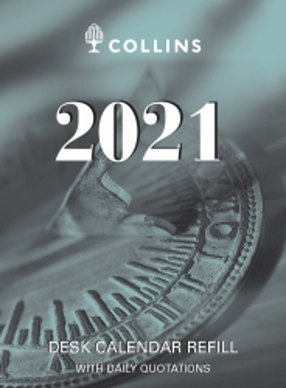 Picture of DESK CALENDAR REFILL 2021 COLLINS DTP TOP PUNCH
