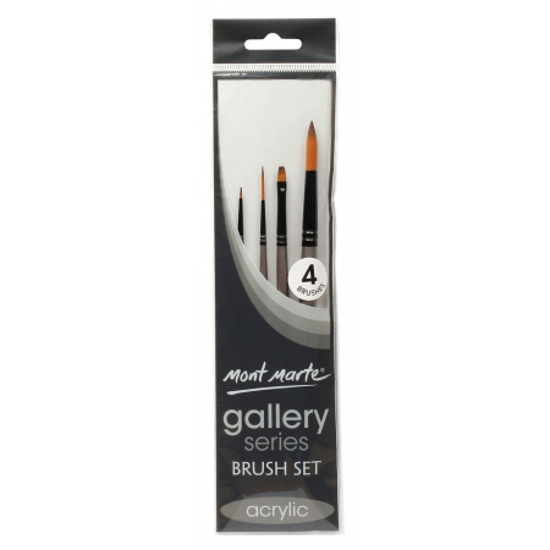 Picture of MM GALLERY SERIES BRUSH SET ACRYLIC 4PCE
