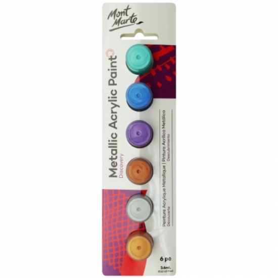 Picture of MM METALLIC PAINTS 6PC X 3.6ML