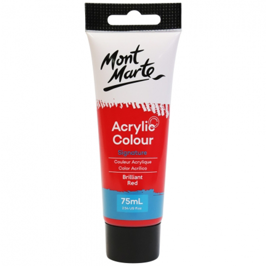 Picture of MM ACRYLIC COLOUR PAINT 75ML BRILLIANT RED