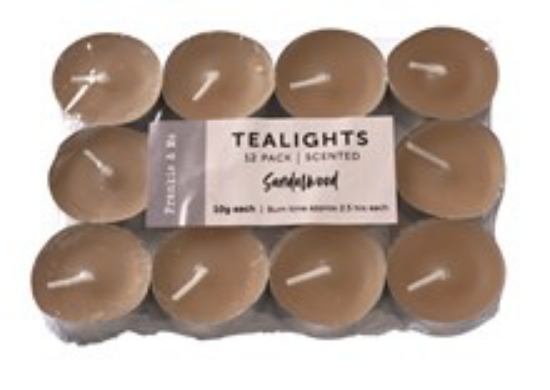 Picture of TEA LIGHT CANDLE CAREMEL 8PK