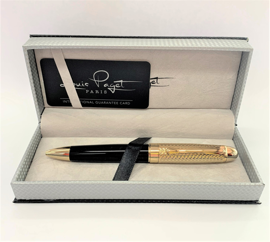 Picture of LOUIS PAGET GEOMETRIC GOLD BALLPOINT PEN