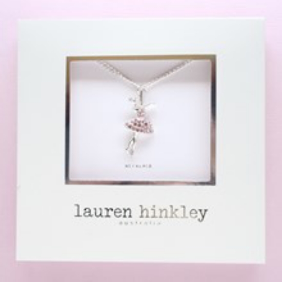 Picture of LAUREN HINKLEY NECKLACE PINK BALLET DANCER