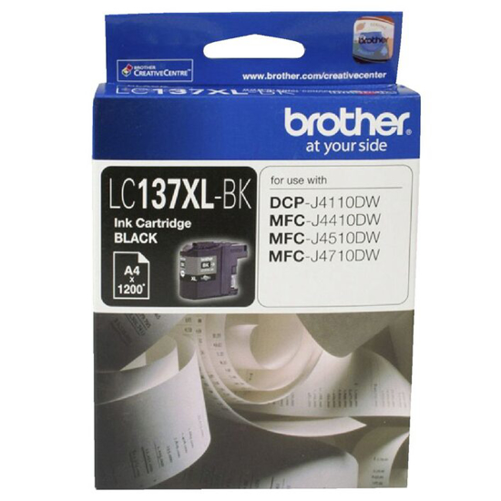 Picture of Brother LC137 XL Black Ink Cartridge