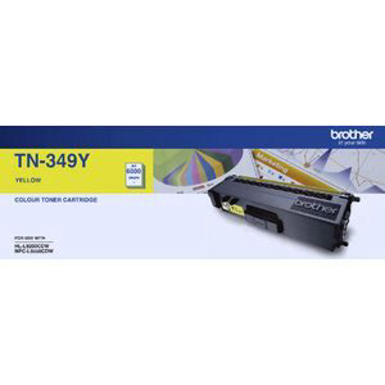 Picture of Brother TN-349 Yellow Toner Cartridge