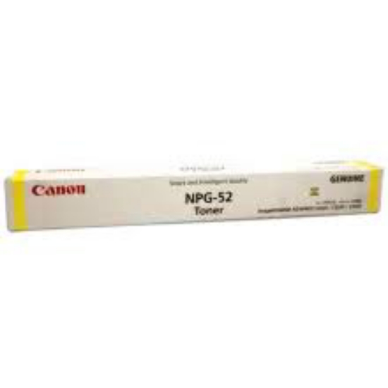 Picture of Canon TG52Y Yellow Toner