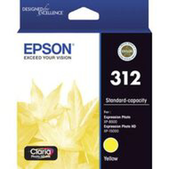 Picture of Epson 312 Yellow Ink Cartridge