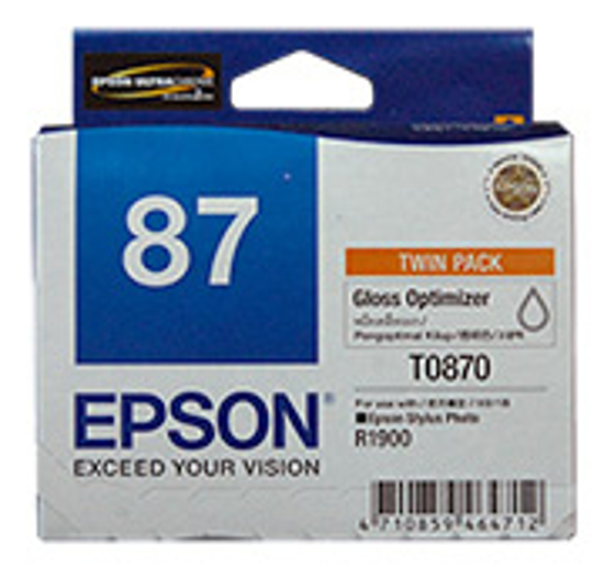 Picture of Epson T0870 Gloss Optimiser Ink Cartridg