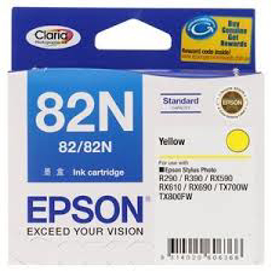 Picture of Epson (82N) Yellow Ink Cartridge