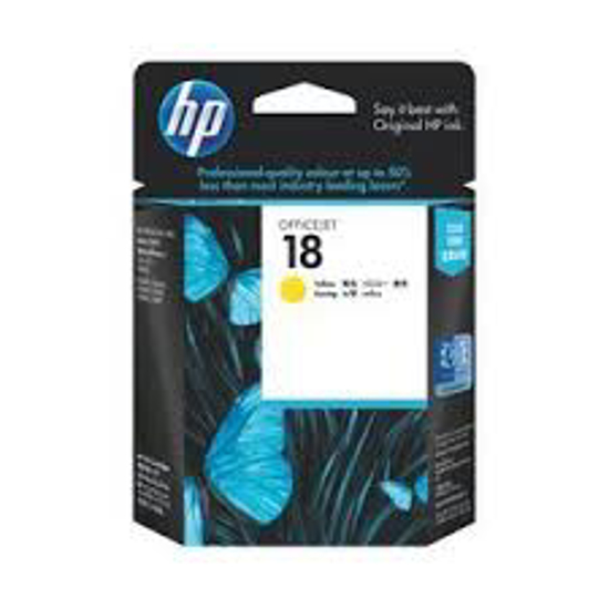 Picture of HP #18 Yellow Ink Cartridge