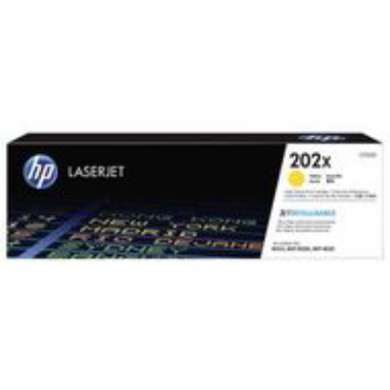 Picture of HP #202X Yellow Toner Cartridge CF502X