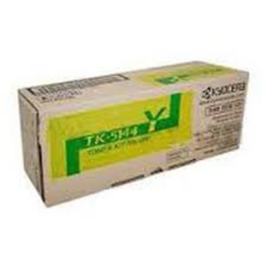 Picture of Kyocera TK5144 Yellow Toner Cartridge