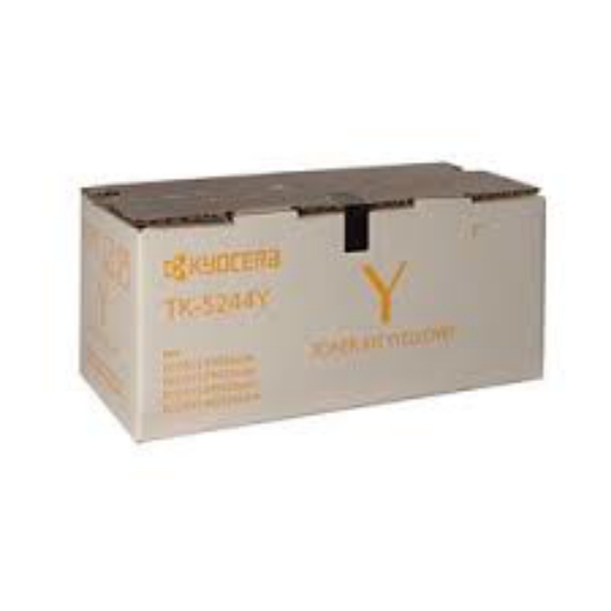 Picture of Kyocera TK5244 Yellow Toner Cartridge