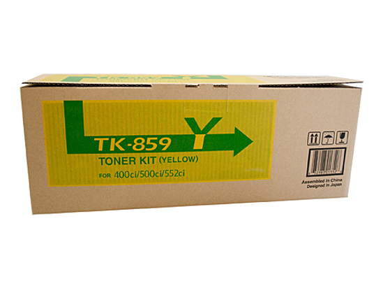 Picture of Kyocera TK859 Yellow Toner Cartridge