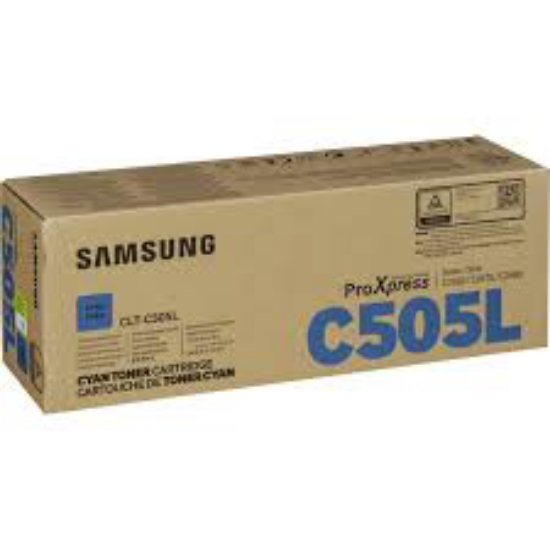 Picture of Samsung CLT-C505L Cyan Toner Cartridge