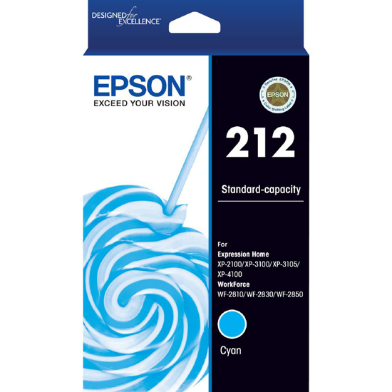 Picture of EPSON 212 CYAN INK CART