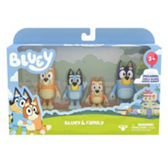 Picture of BLUEY FIGURINE FRIENDS 4PK FRIENDS