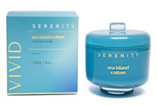 Picture of Serenity Vivid 230g Candle - Sea Island Cotton