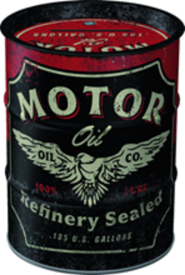 Picture of Oil-Barrel Money Box - Motor Oil