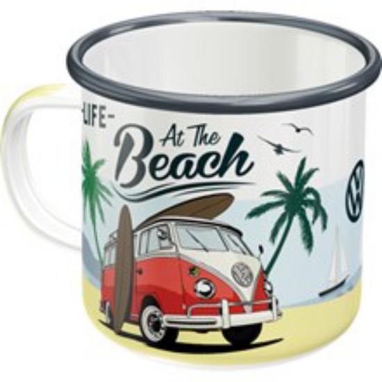 Picture of Enamel Mug - Beach Kombi