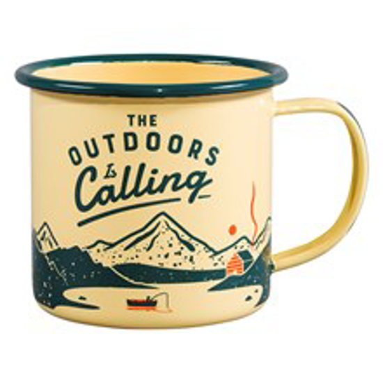Picture of Enamel Mug - The Outdoors Is Calling