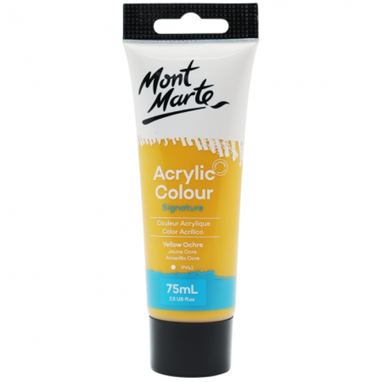 Picture of ACRYLIC COLOUR PAINT 75ML YELLOW OCHRE