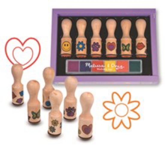 Picture of Melissa & Doug - Happy Handle Stamp Set