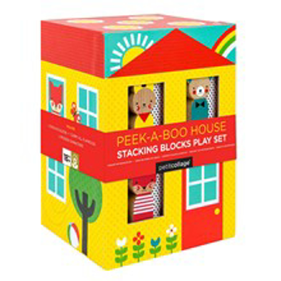 Picture of Peek-A-Boo House Stacking Blocks Play Set